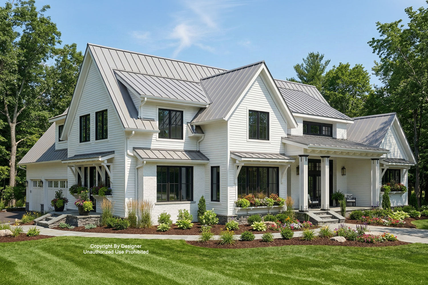 Foxtail Farm modern farmhouse front exterior photo